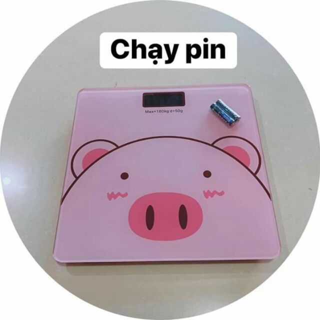 Cân con heo kèm pin