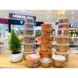 Hộp thực phẩm tròn Hokkaido hàng xuất Nhật Bản, nhựa nguyên sinh Chịu nhiệt từ -20°C đến 120°C