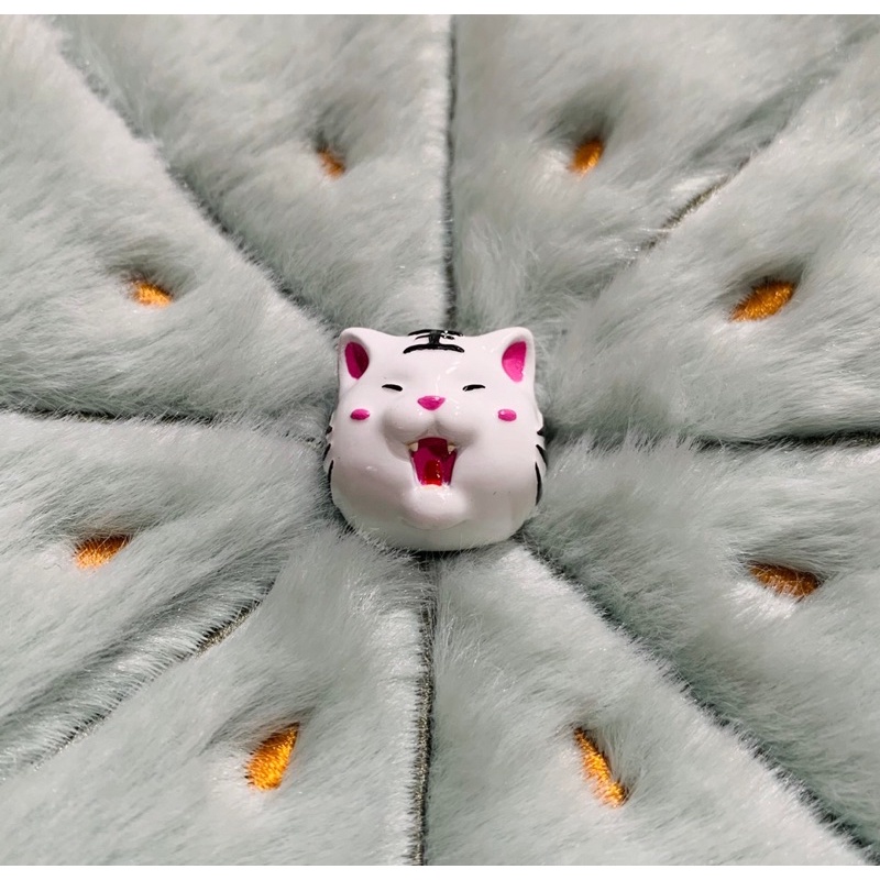 Nút bàn phím cơ hình hổ mắt híp màu trắng/ Resin keycap/ Keycap set/ Esc keycap/ Gift for gamer