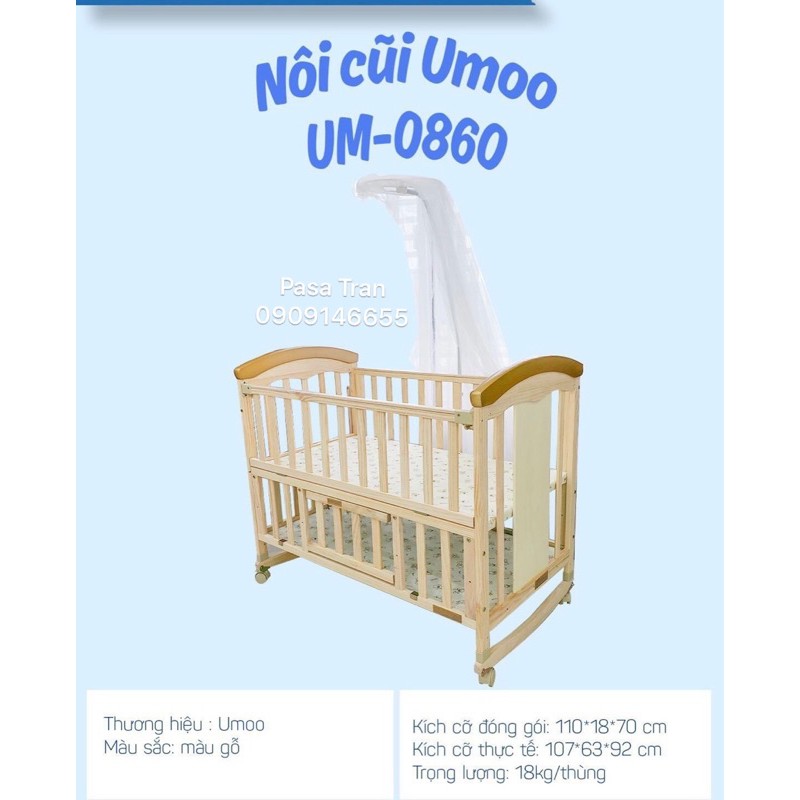 Cũi gỗ cao cấp Umoo