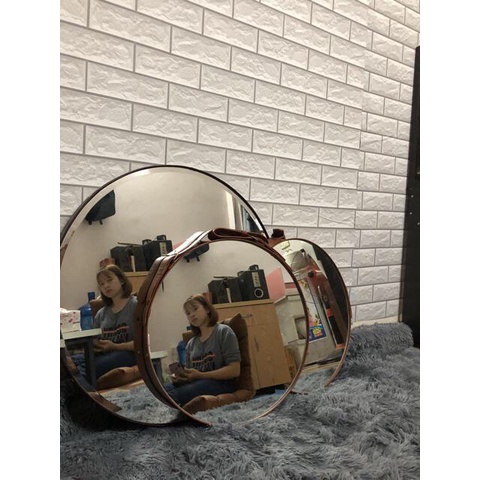 10m Giấy dán tường (decal cuộn) GẠCH TRẮNG có keo sẵn bóc dán đơn giản