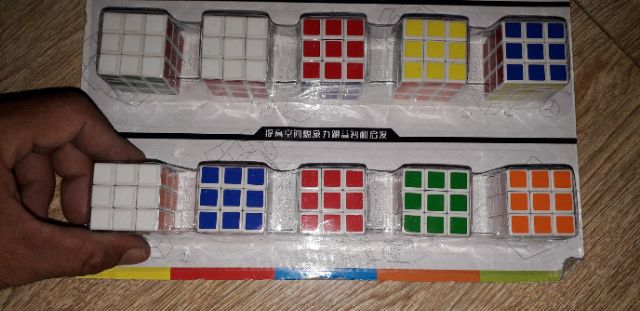 Set 5 cái Rubik mini 3x3 bằng nhựa