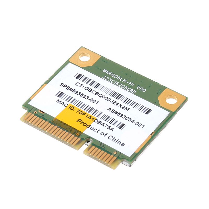 Thẻ Wifi Không Dây NEX 802 11 B G N Mini Chất Lượng Cao 593533-001 593034- 001 Cho HP CQ42 G42 G62 G