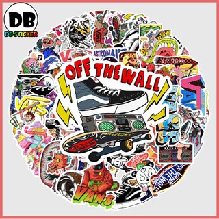 [Set 52 Cái] Sticker phong cách đường phố, hiphop, graffiti dán trang trí laptop, mũ bảo hiểm, vali, xe tay ga - DB.008