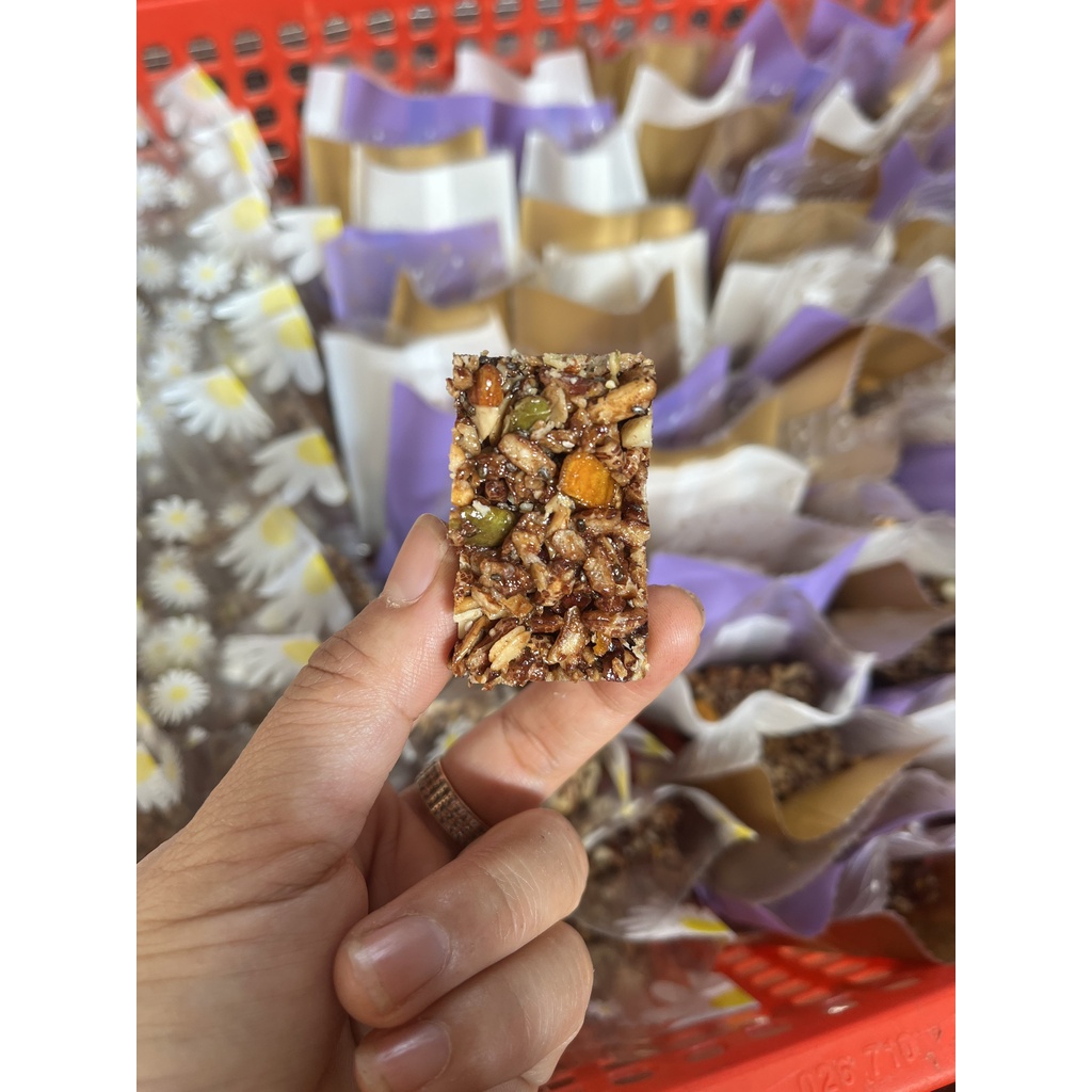 Thanh hạt năng lượng siêu hạt ăn kiêng giảm cân eat clean healthy Minh An Farm 300gr