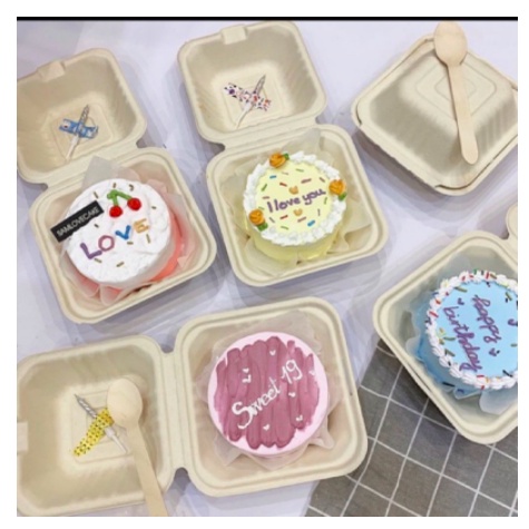 HỘP BÃ MÍA SIZE 15.3*15.3*8CM- SET 10 Hộp