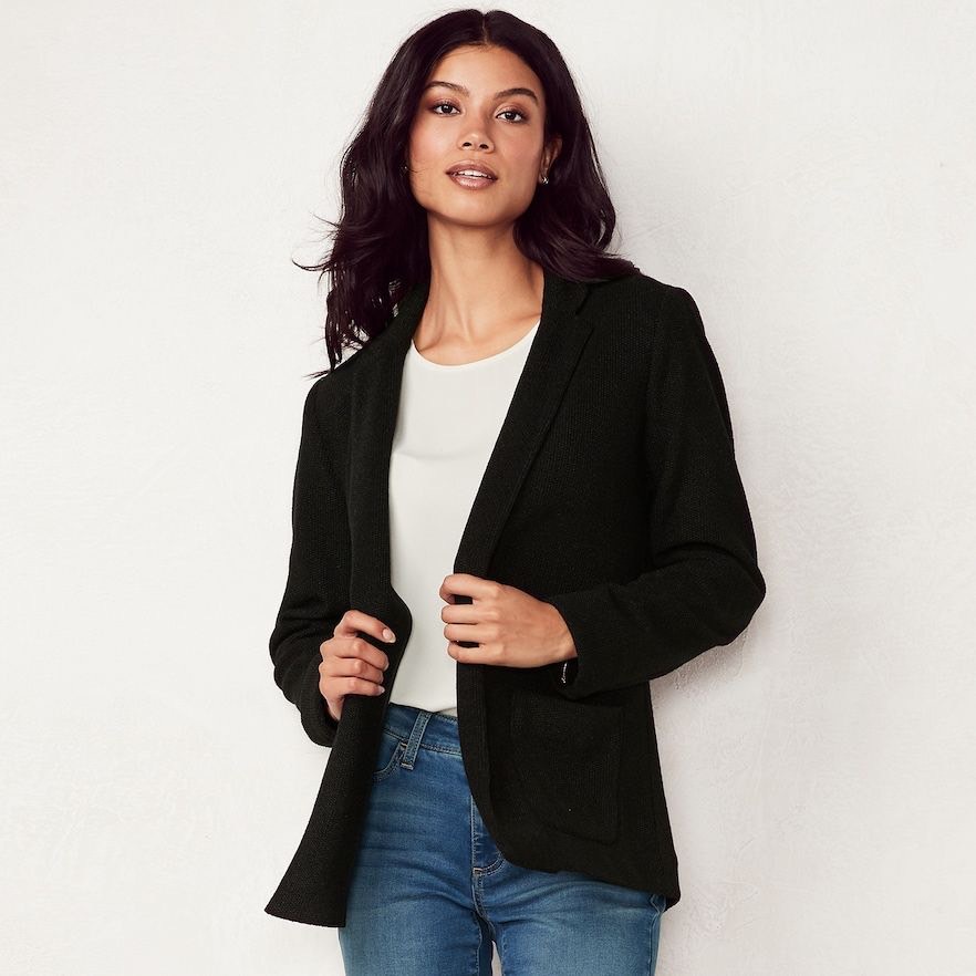 BLAZER THUN LEN MÓC BIGSIZE LC
