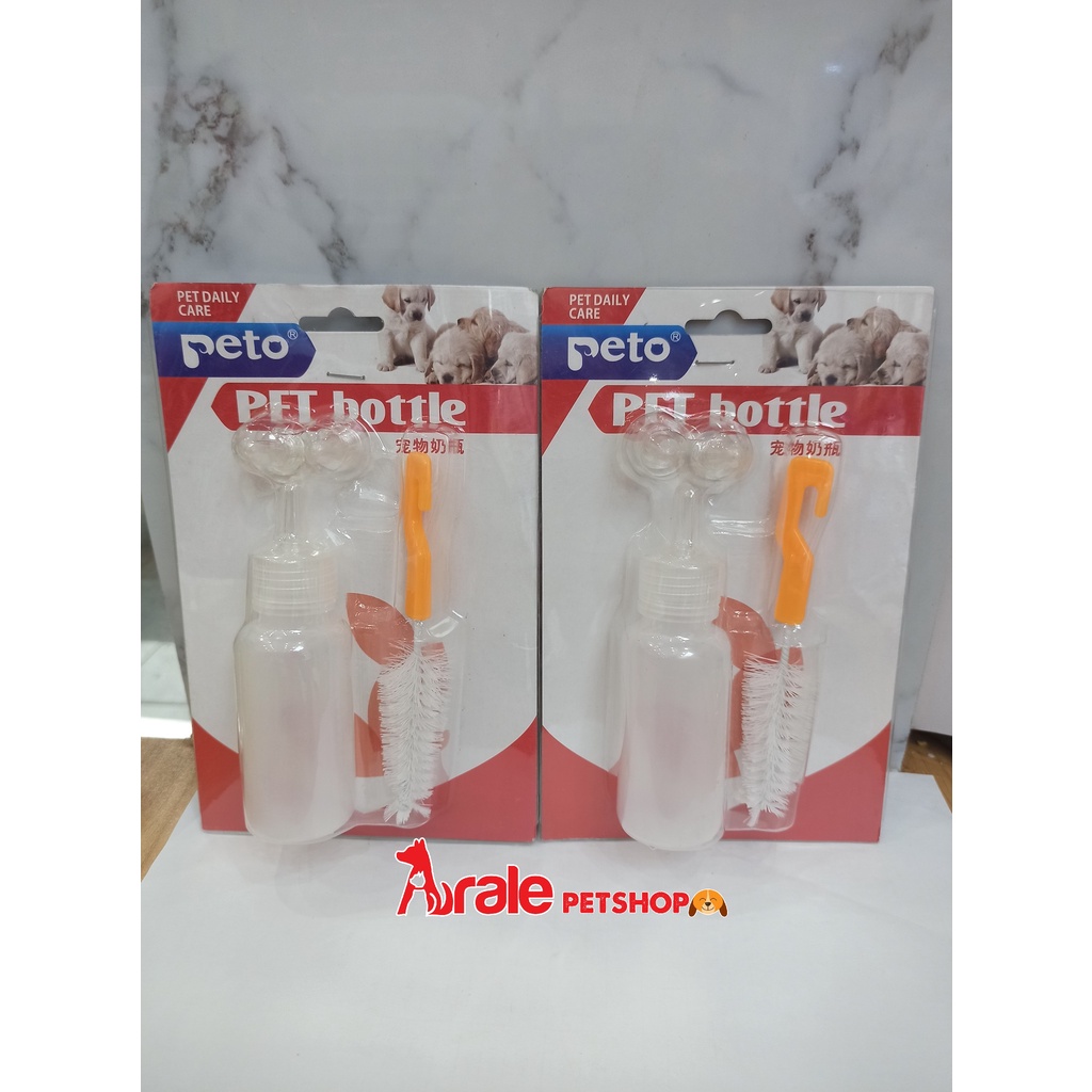 (MẪU MỚI) BỘ BÌNH TI SỮA, BÌNH SỮA CHÓ MÈO THỂ TÍCH 60ML