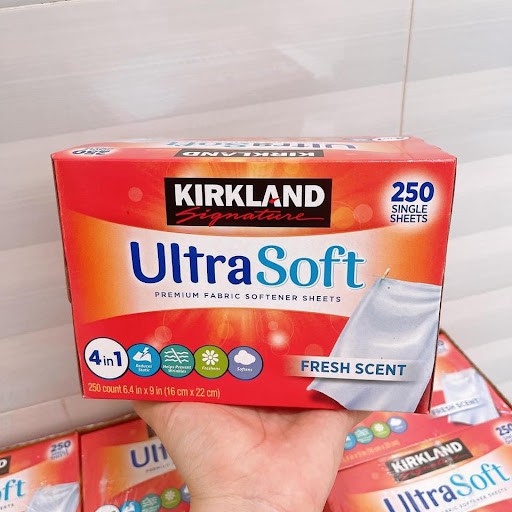 Giấy thơm quần áo KIRKLAND Mỹ 250 tờ 500 tờ giúp quần áo chống ẩm mốc thơm phức như mùi Việt Kiều tiện dụng nhiều cách