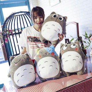 Đồ chơi gấu bông gối ôm Totoro thú nhồi bông kích thước 40 cm cho bé
