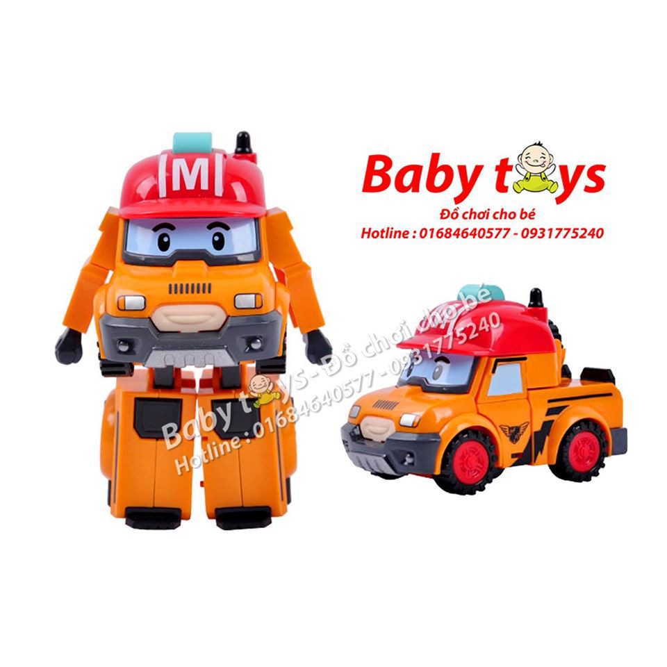 Xe Biến Hình Robot Robocar Poli 83168-6: Loại 1 (Loại lớn) #Poli #Policar #Robocar