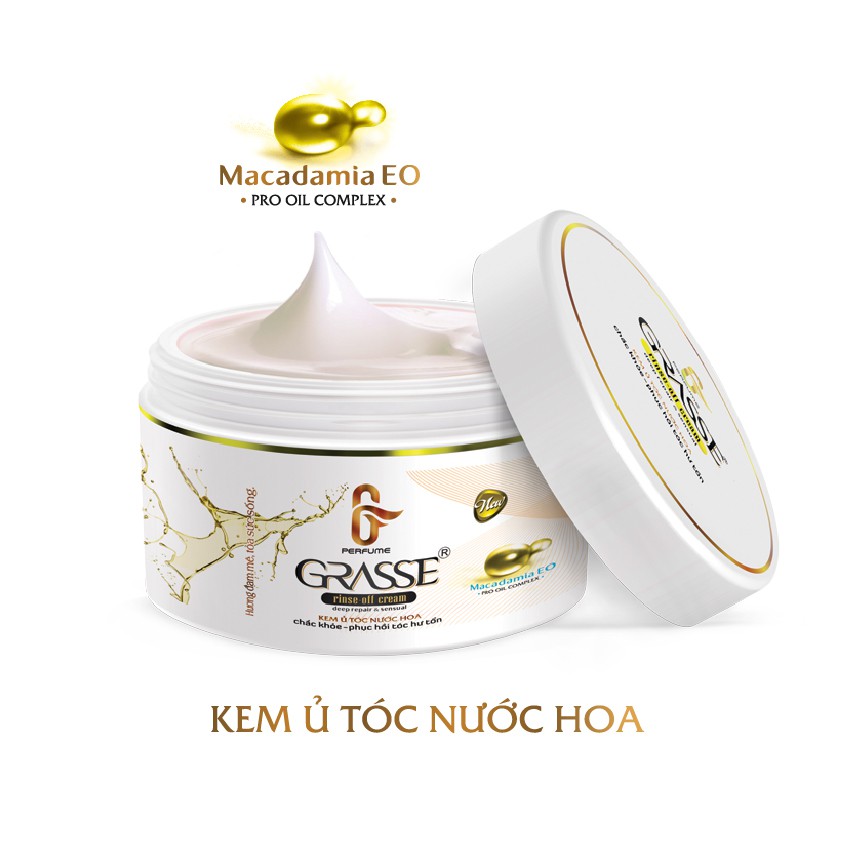[TẶNG NGAY BỘ DẦU GỘI + SỮA TẮM 80 ml] GRASSE - TINH CHẤT DƯỠNG TÓC + KEM Ủ NƯỚC HOA | BigBuy360 - bigbuy360.vn