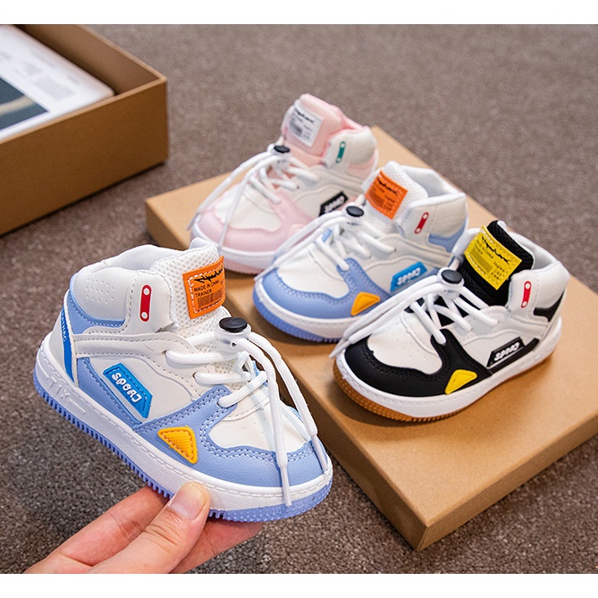 Giày trẻ em, giày jodan cổ cao bé trai ,bé gái có lỗ thông hơi cực thoáng và êm chân( hàng quảng châ