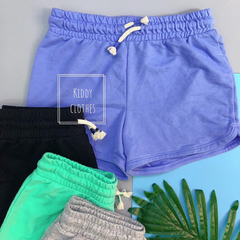 Quần short bé gái size đại chất thun cotton mềm hàng hãng CJ xuất dư xịn