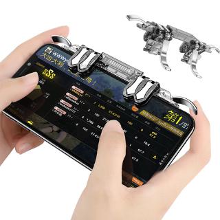 Tay cầm gắn điện thoại K19 kèm nút bấm L1R1 hỗ trợ chơi game PUBG