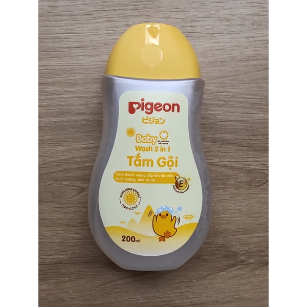 Tắm gội Pigeon 200ml ( mẫu mới )