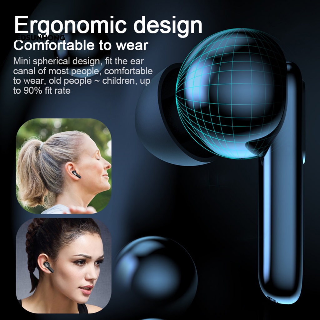 Tai Nghe Không Dây Bluetooth 5.1 Gọn Nhẹ Cảm Ứng Âm Thanh Nổi