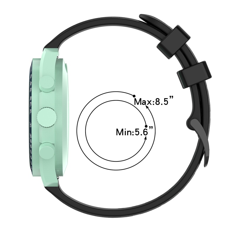 Dây Đeo Thay Thế Chất Liệu Silicon Màu Trơn Cho Omega Speedmast