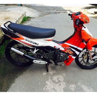Tem rời suzuki satria 2000 trắng đỏ đen