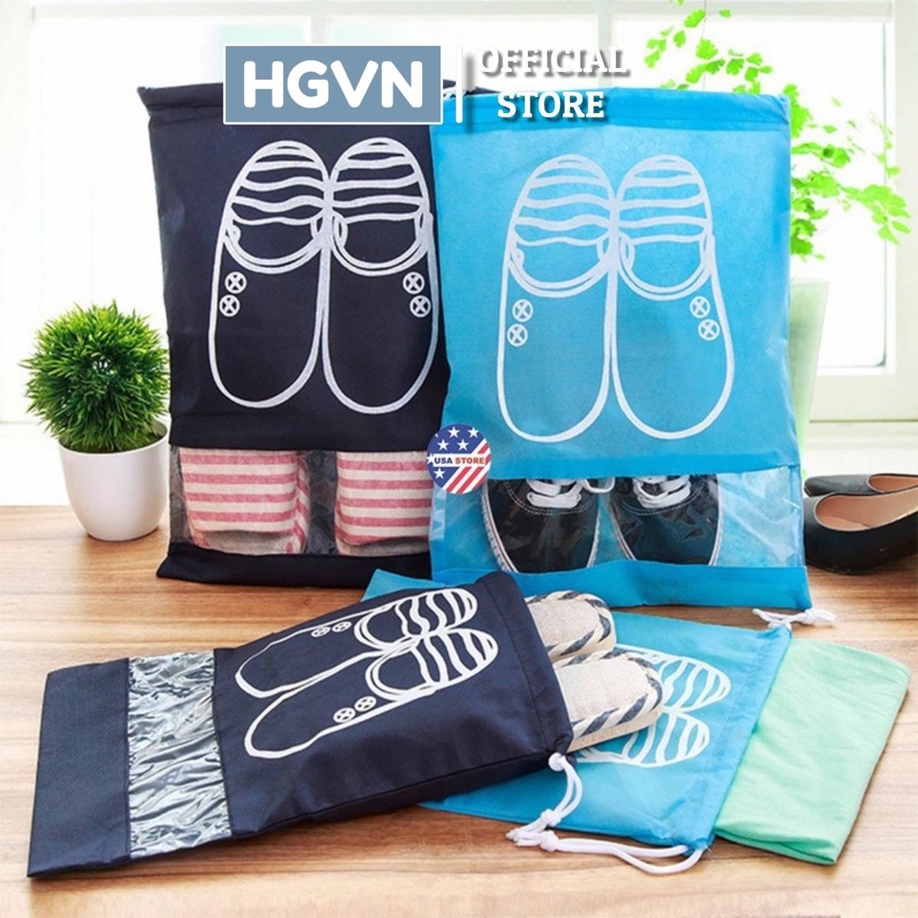 Túi Đựng Giày Dép Có Dây Rút Siêu Gọn + Tiện Lợi #285