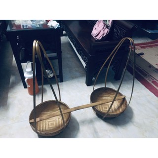 Quang ganh size lớn (đoàn 1.2m, quang 90cm, thúng 40cm)