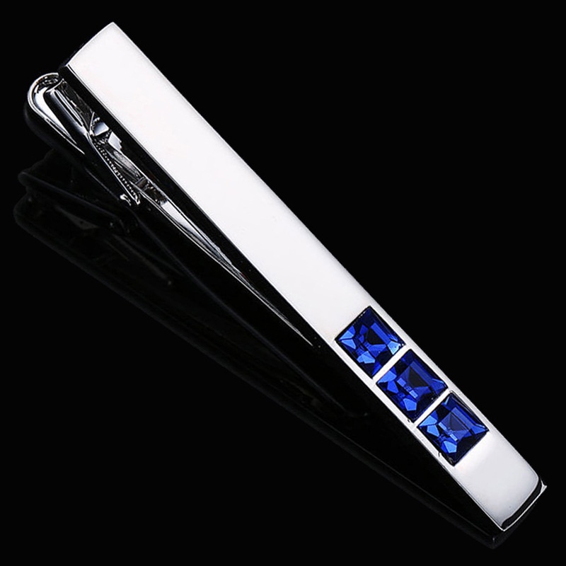 Kẹp Cà Vạt Đính Pha Lê Sang Trọng Cho Nam