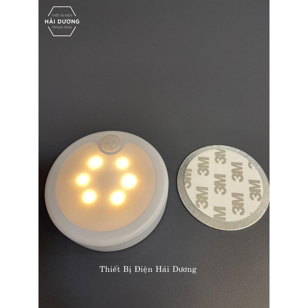 Combo Bộ 3 Đèn Led Dán Tủ Thông Minh Tự Động Chiếu Sáng Vuông(G8) /Tròn(G9) -Cảm Ứng Chuyển Động