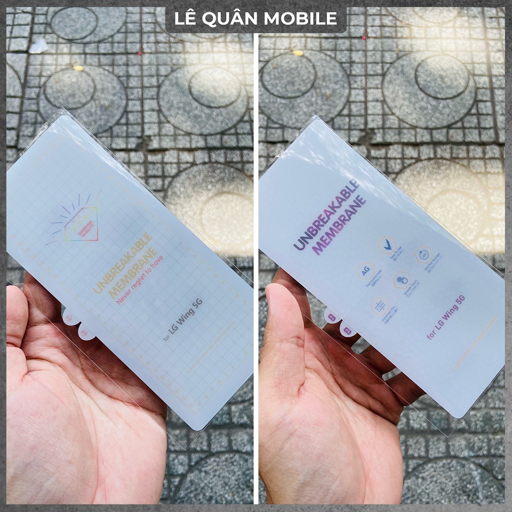 Miếng Dán PPF Trong / Nhám Màn Hình Cho Điện Thoại LG Wing 5G
