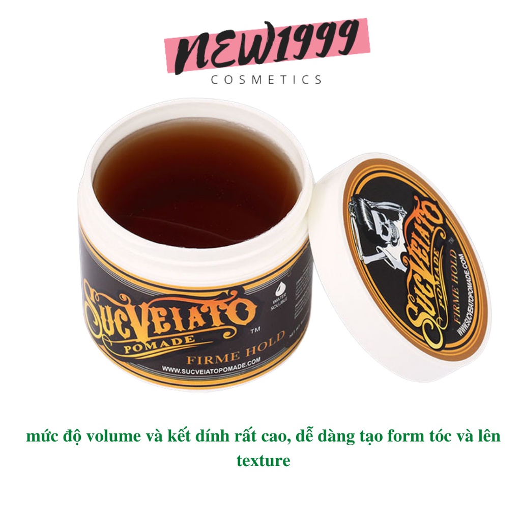 Sáp vuốt tóc Suavecito Firme Hold Pomade siêu cứng giữ nếp