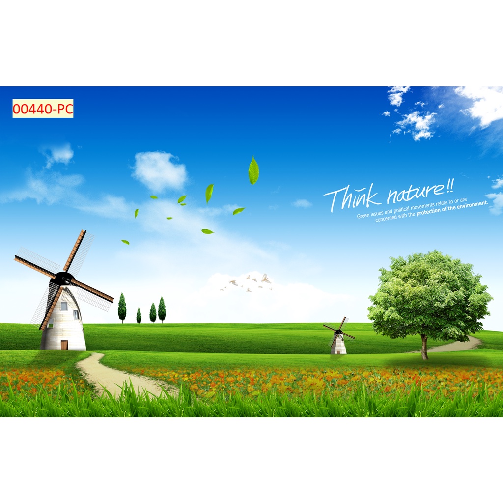 Tranh dán tường phòng khách thiên nhiên đẹp nhất