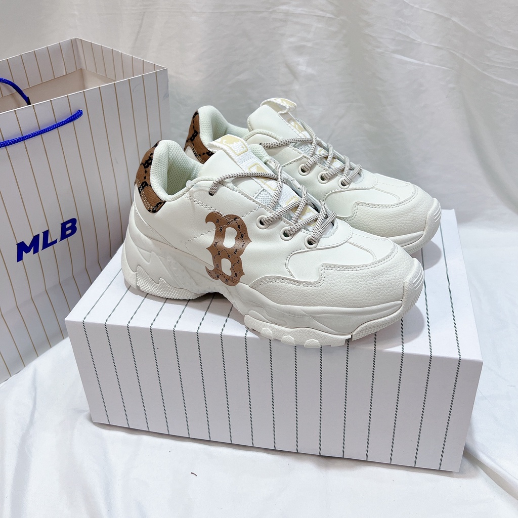 Giày thể thao sneaker  MLB Bigball Chunky Mono Heel New York_BEST