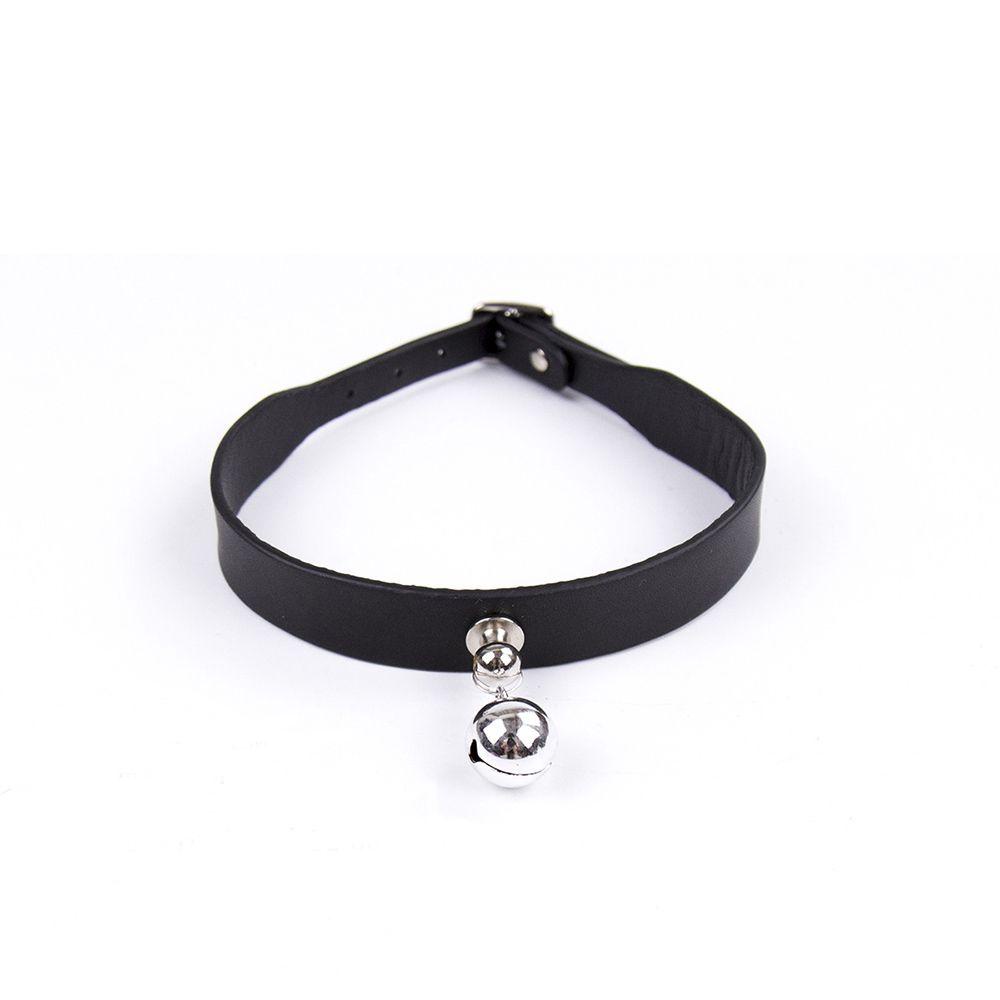 Vòng Cổ Choker Da Đính Chuông Phong Cách Châu Âu