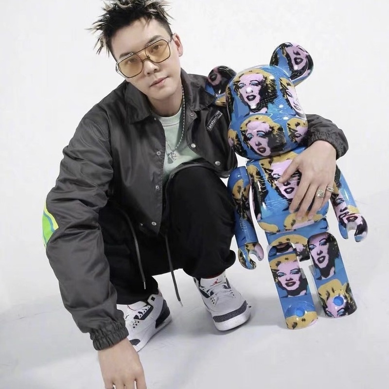 Kính Mát Chống Nắng Gọng Lớn Bằng Kim Loại Thiết Kế Bất Đối Xứng Thời Trang Phong Cách Phương Tây