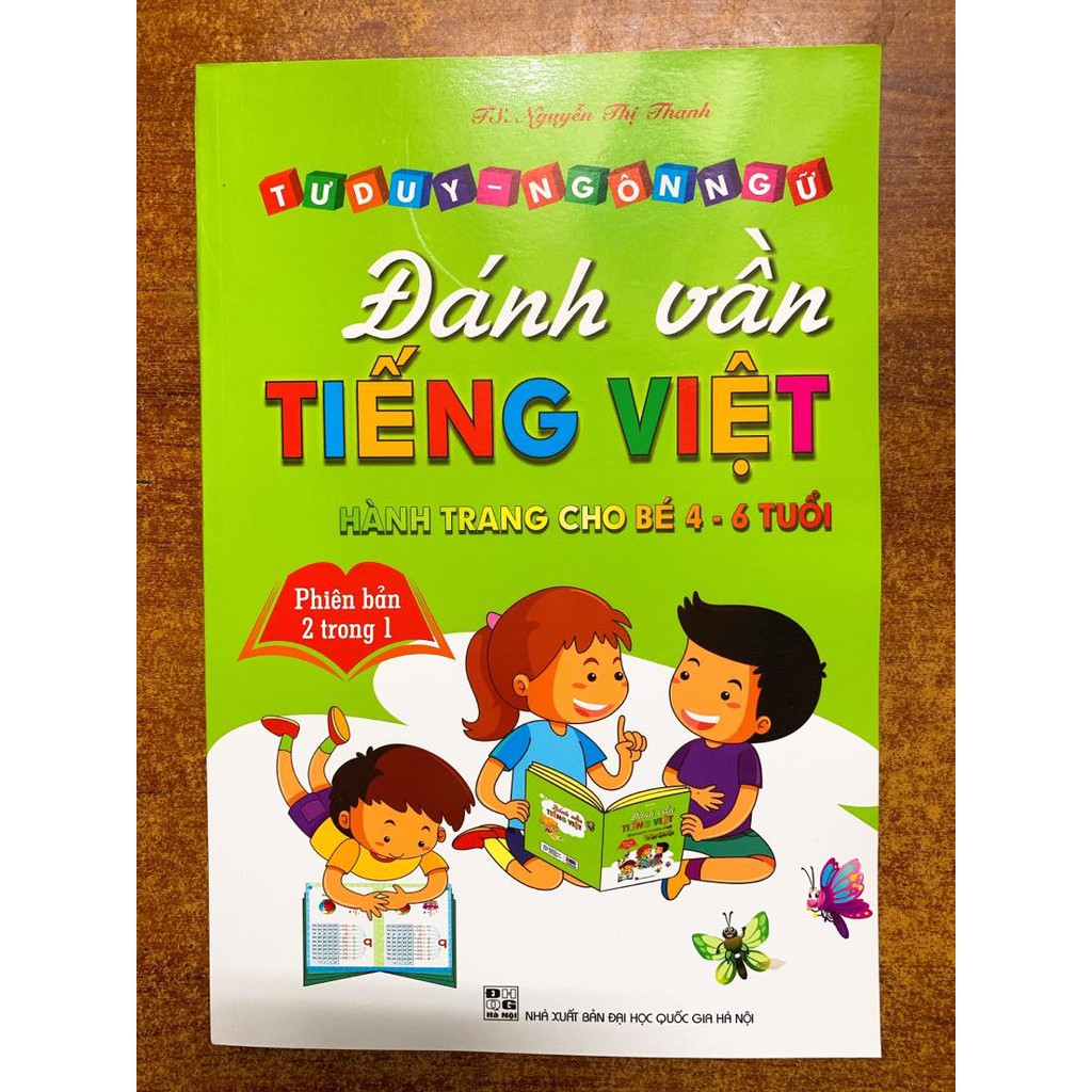 Sách - Đánh Vần Tiếng Việt - hành trang cho bé 4-6 tuổi - phiên bản 2 in 1