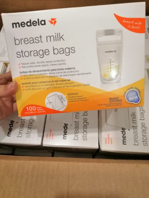 Túi trữ sữa Medela nguyên hộp 100 chiếc