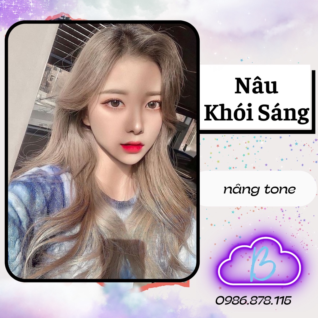 Thuốc nhuộm tóc màu Nâu Khói Sáng cần tẩy | Bee haircolor, Beehaircolor