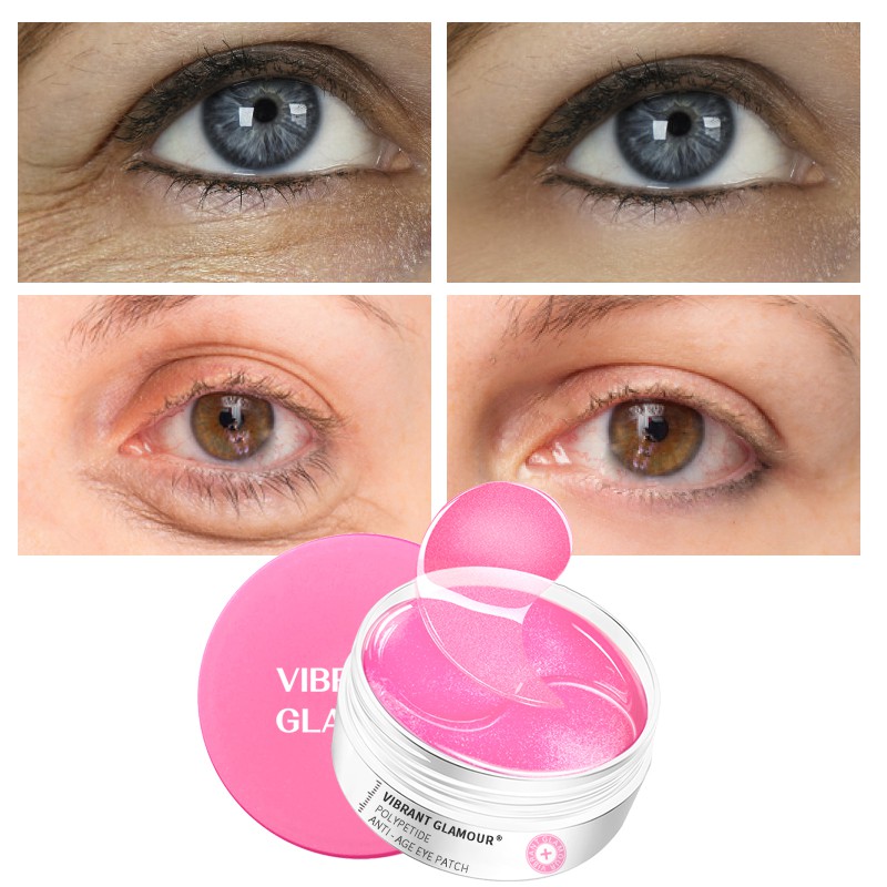 Mặt nạ mắt Vibrant Glamour Polypetide Collagen dưỡng ẩm chống lão hóa giảm quầng thâm làm săn chắc da (30 cặp) | BigBuy360 - bigbuy360.vn