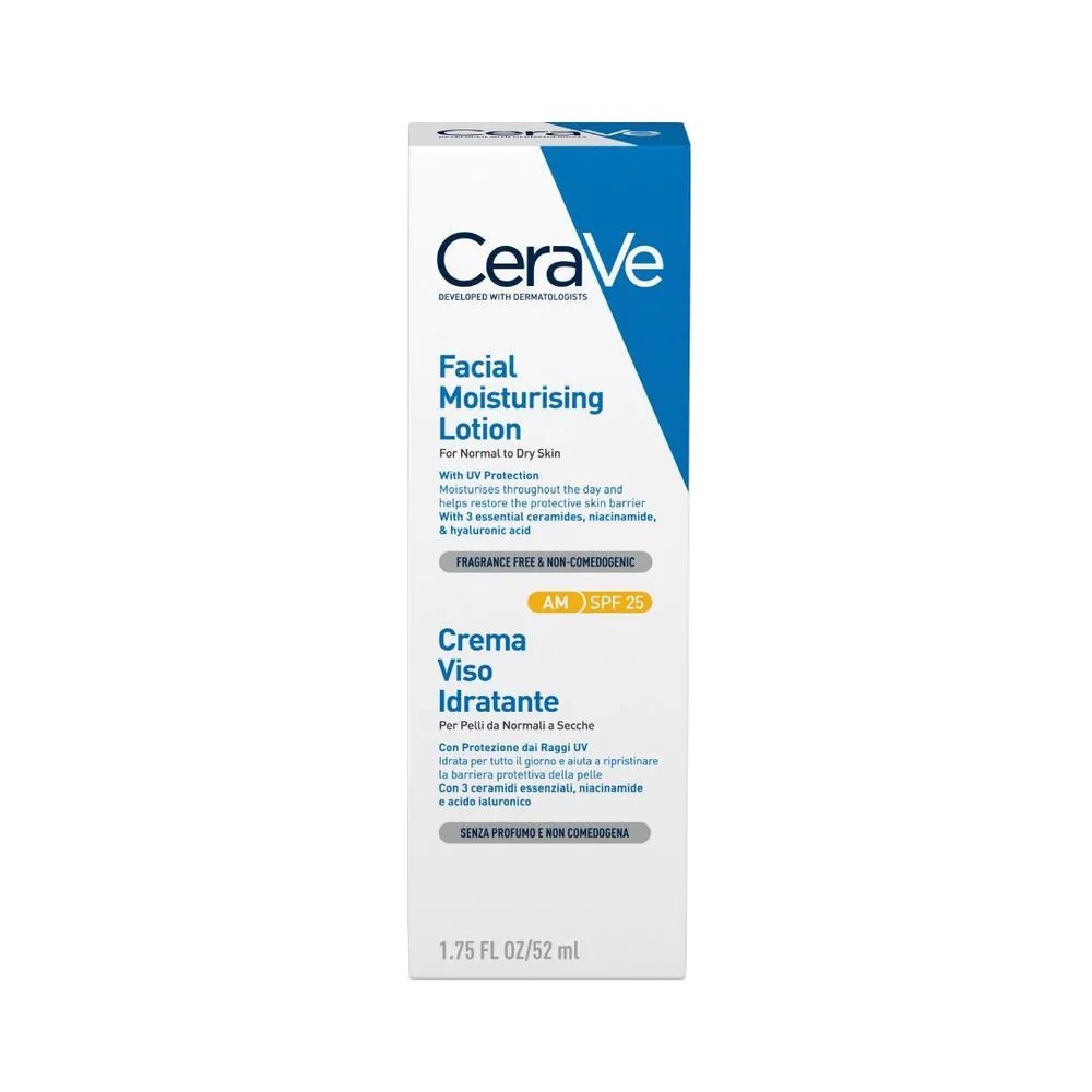 Sữa Dưỡng Ẩm Ban Ngày CeraVe Facial Moist Lotion AM 52ml