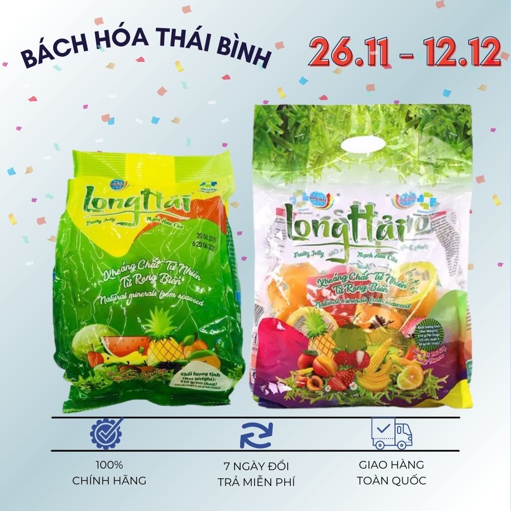 Thạch rau câu Long Hải gói 416g/910g