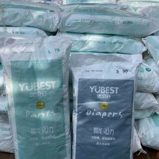 Tã/bỉm dán/quần Yubest gold Nội địa Trung Quốc s90, m84, l78, xl72