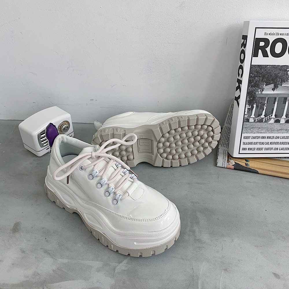 Giày Sneaker đế độn buộc dây nữ | BigBuy360 - bigbuy360.vn