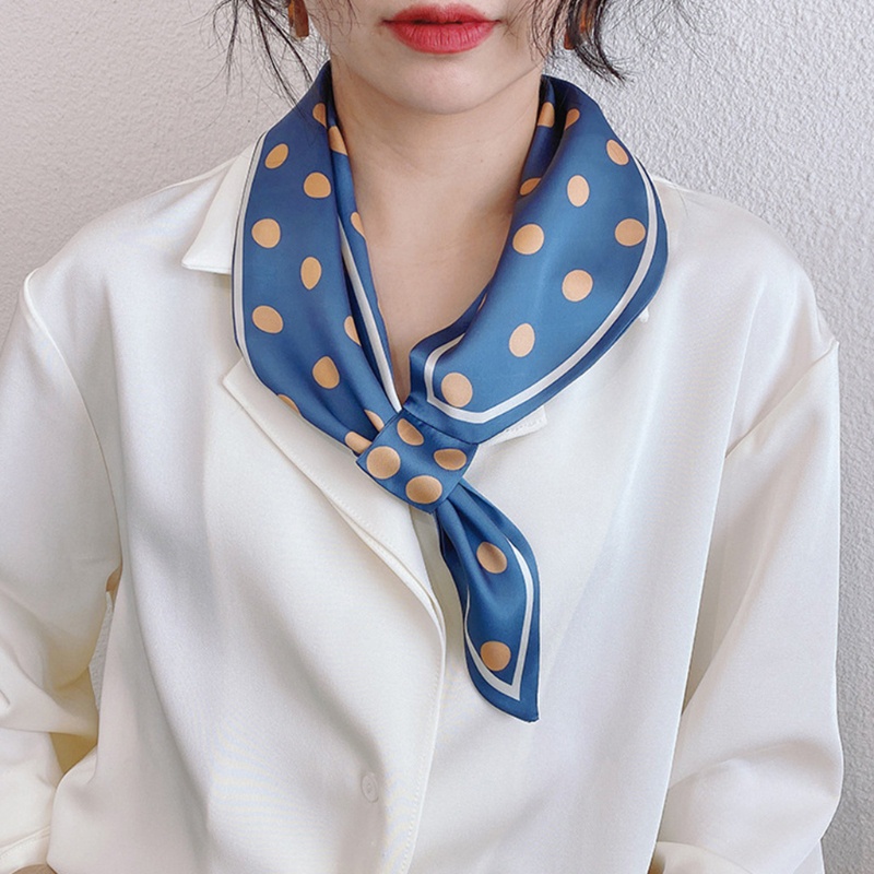 Khăn choàng cổ giả lụa dáng dài họa tiết chấm bi phong cách Hàn Quốc cho nữ
 | BigBuy360 - bigbuy360.vn