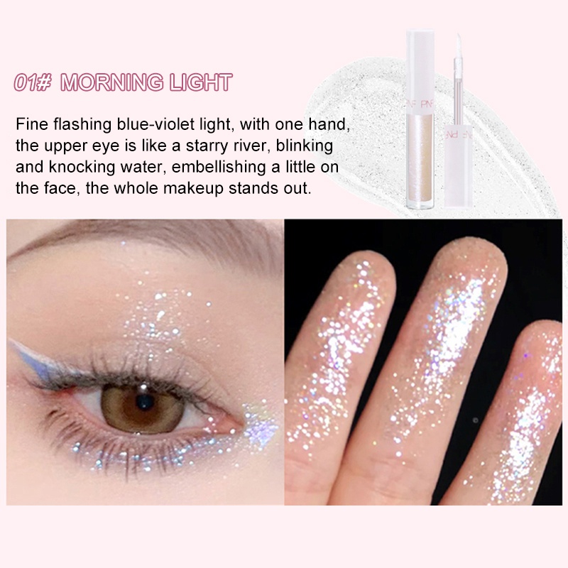 Phấn Mắt Dạng Lỏng Ánh Kim Tuyến Lấp Lánh Lâu Trôi