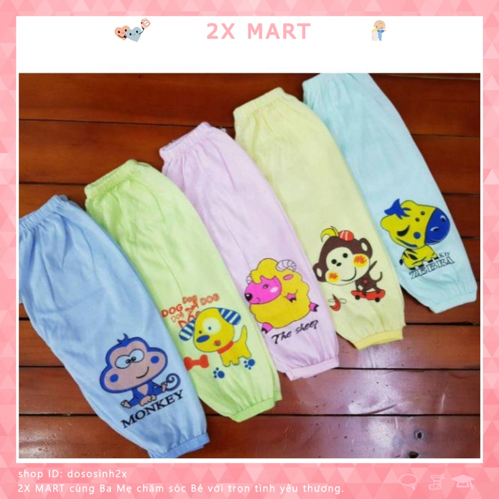Quần dài bé trai thun lạnh đáp đũng quần cộc bé gái sơ sinh cotton mềm mát