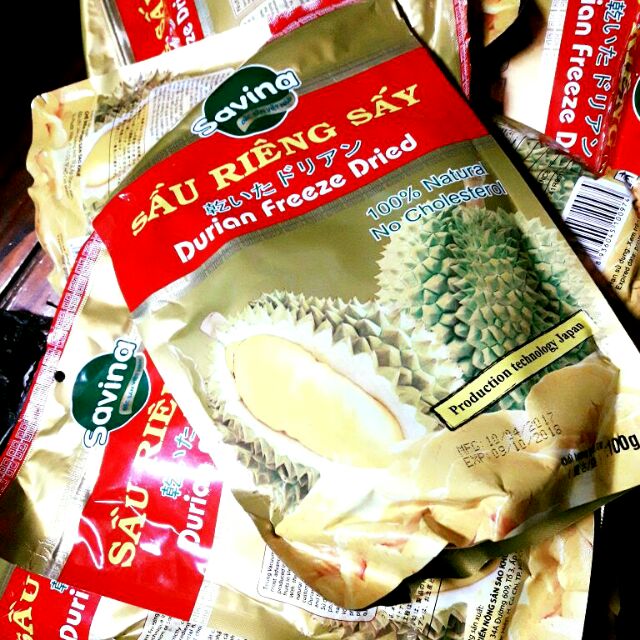 Combo 2 sầu riêng sấy thăng hoa!!!! 100gr/gói