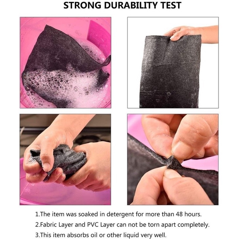 Miếng Lót Bảo Vệ Dưới Bồn Rửa Chén Chống Mùi Miếng Đệm Lớp Nỉ Lót Dưới Bồn Rửa Chén Chống Rò Rỉ Bảo Vệ An Toàn Thảm Silicone Lót Bồn Rửa Chống Thấm Nước Cho Nhà Bếp