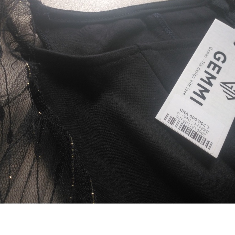 Đầm nữ thiết kế dáng ôm tay ren voan Gemmi fashion, DK8424