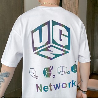 Áo Thun Phản Quang Net Work tay lỡ unisex