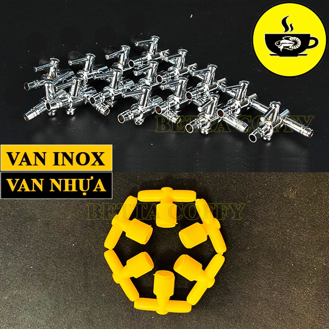 Van Khoá Oxy Inox & Nhựa - Điều chỉnh tăng giảm oxi van nước