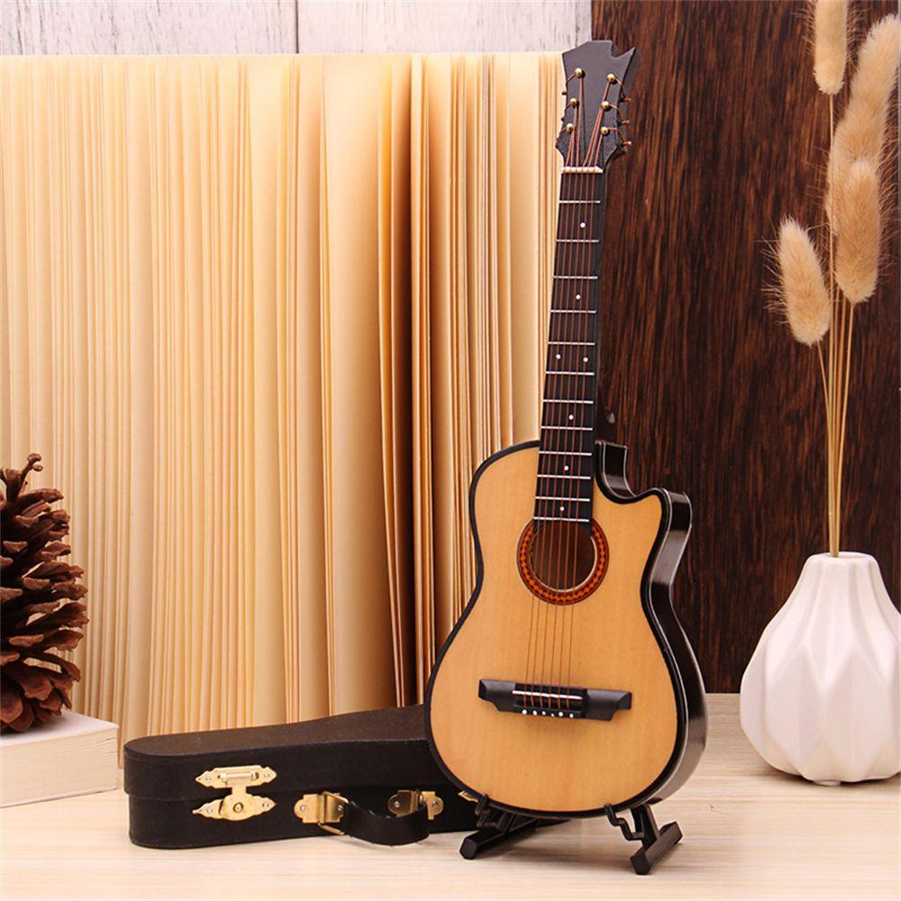 Mô hình đàn guitar MMULCK 10cm trang trí nhà búp bê